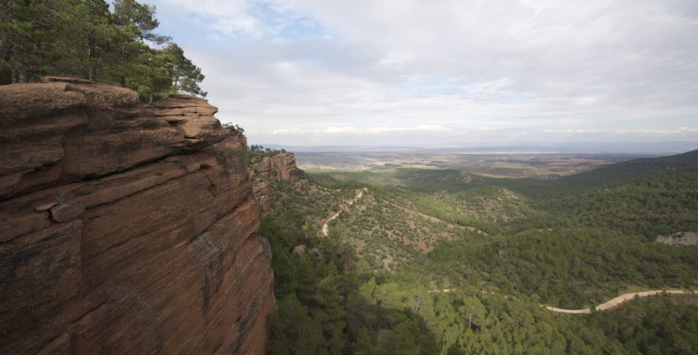 El paisaje protegido de los Pinares de Rodeno, en la Sierra de Albarracín.