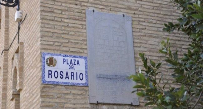 Imagen de la placa en Peñaflor