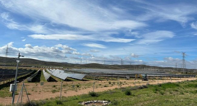 Planta fotovoltaica en Muniesa ya en funcionamiento “Valdenebro Solar”, a la que se le ha denegado la ampliación  | Foto: Gobierno de Aragón