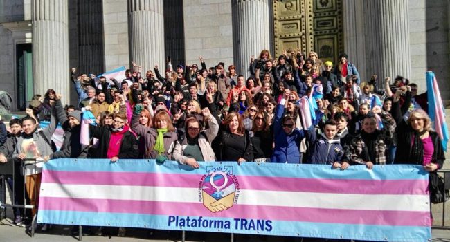 Plataforma Trans marzo 2018. Foto: Plataforma Trans