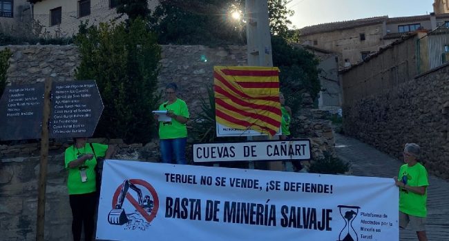 Jornada de protesta en Las Cuevas de Cañart “contra la minería destructiva”