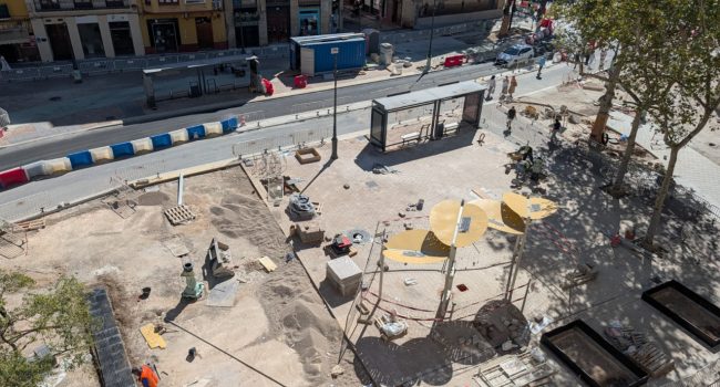 Obras en la Plaza San Miguel | Foto: CHA