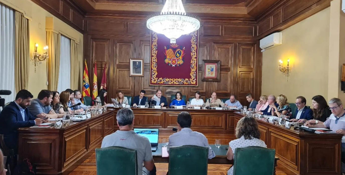 Imagen de archivo de un pleno municipal | Foto: Ayuntamiento de Teruel