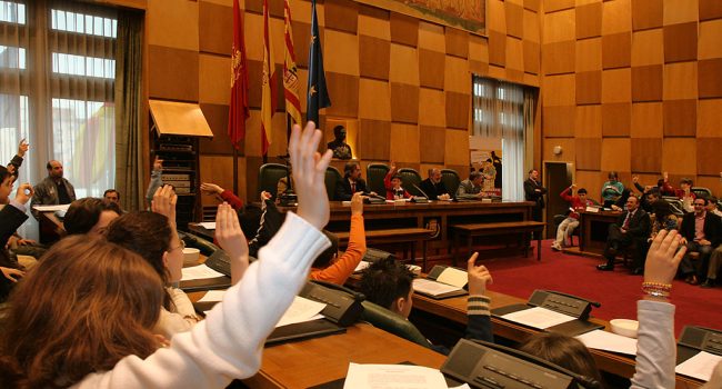 Pleno Infantil de Zaragoza. Foto: AZ