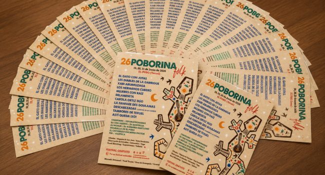 Carteles del Poborina Folk 2026.