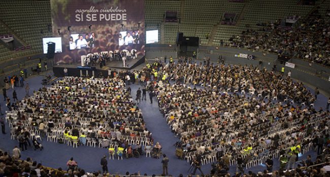 Podemos Asamblea en Madrid