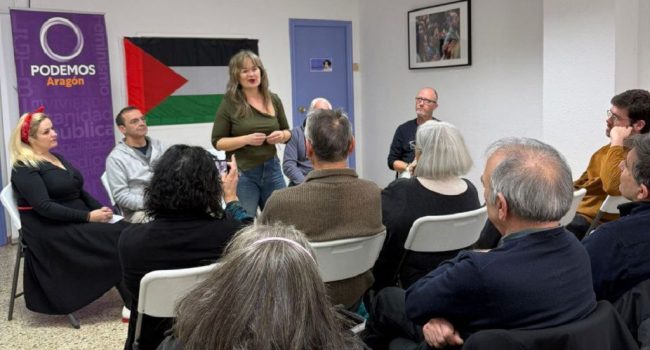Podemos y Alianza Verde presentan sus candidaturas a las Cortes de Aragón