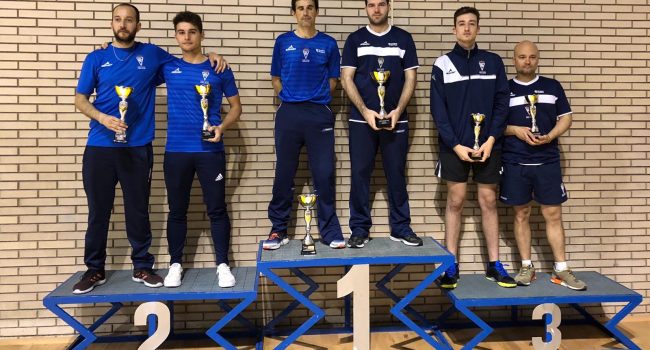 Podium de dobles.