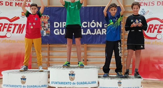 Podium alevín Torneo Nacional , con Jorge Borra y Alex Sebastián