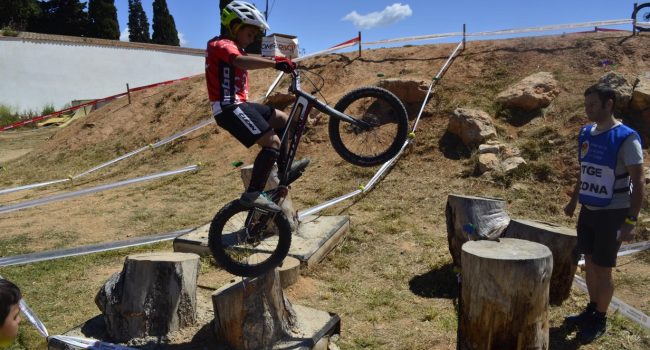 Sillué durante el Bike Park Costa Daurada Torredembarra.