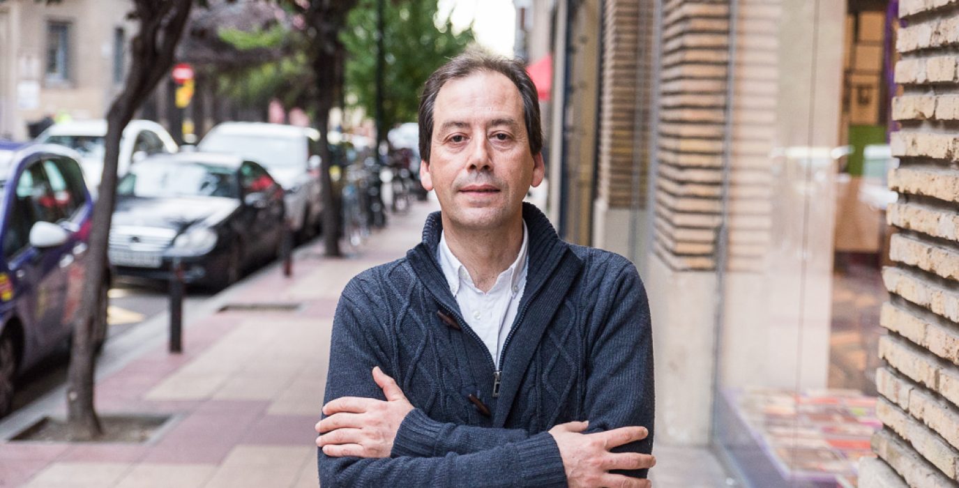 Enrique Gracia, portavoz de RAPA. Foto: Pablo Ibáñez (AraInfo).