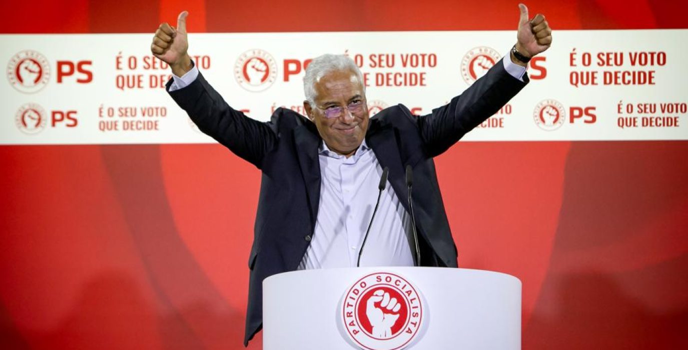 Antonio Costa durante un acto de campaña. Foto: PS