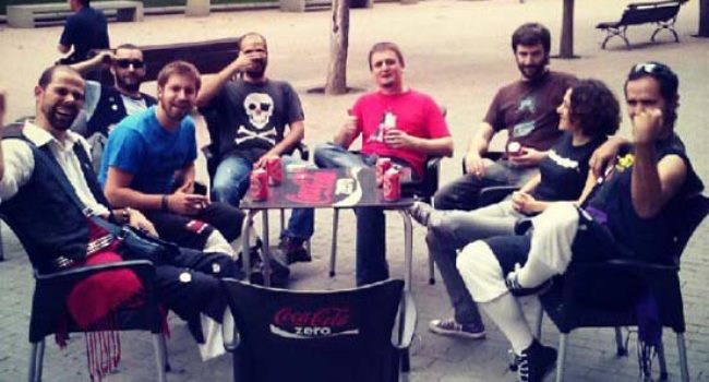 Prau y Los Olvidados De La Morgue en la terraza del Arena Rock. Foto: Comunica n´roll