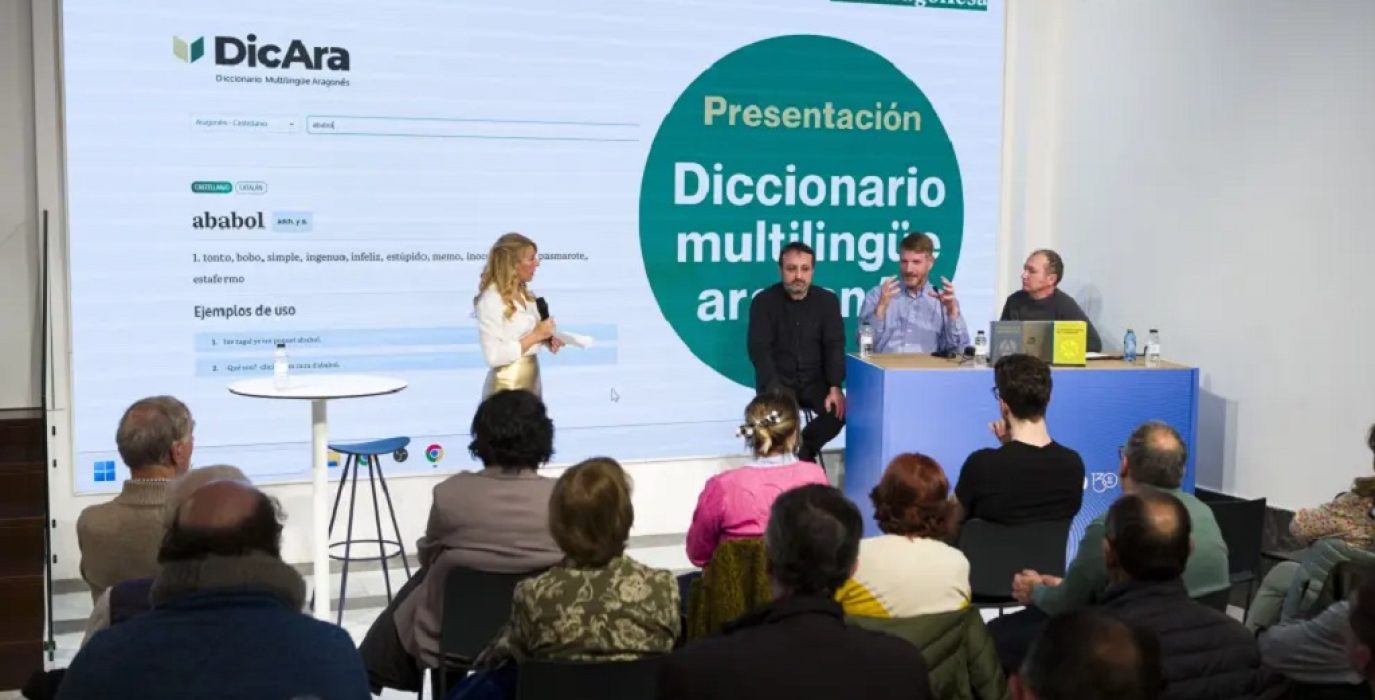 Presentación de DicAra: diccionario online multilingüe d'a lengua aragonesa | Foto: Estudio de Filología Aragonesa - EFA