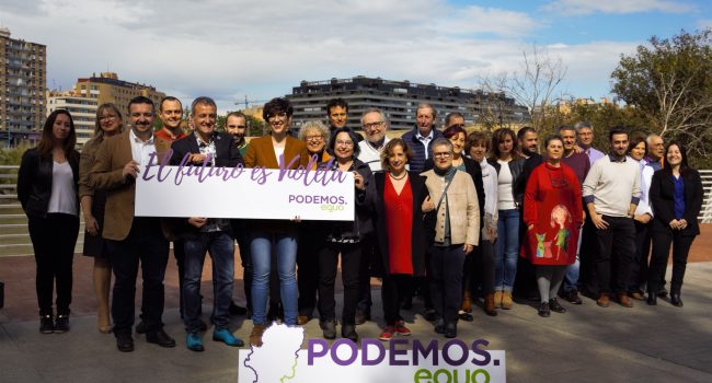 Presentación de la candidatura Podemos Equo. Foto: Podemos Zaragoza.