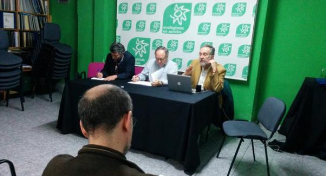 Presentación a los medios de #Iniciativagua2015. Foto: @ecologistas