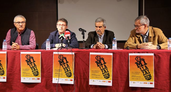 Presentación de la VII Milla de Zaidín y de la XXXV Carrera de la Solidaridad.