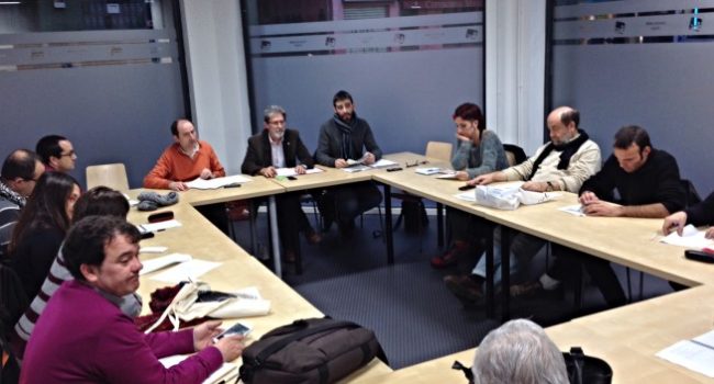 La Presidencia de IU Aragón se ha reunido este miércoles.