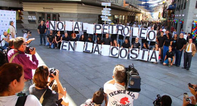 Las organizaciones ecologistas han mostrado su rechazo a las prospecciones en el mar. Foto: Ecologistas en Acción