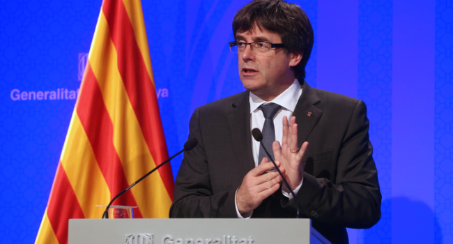 Puigdemont. Foto: Govern