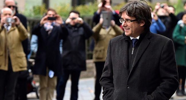 Puigdemont en Bruselas. Foto: CP (Instagram)