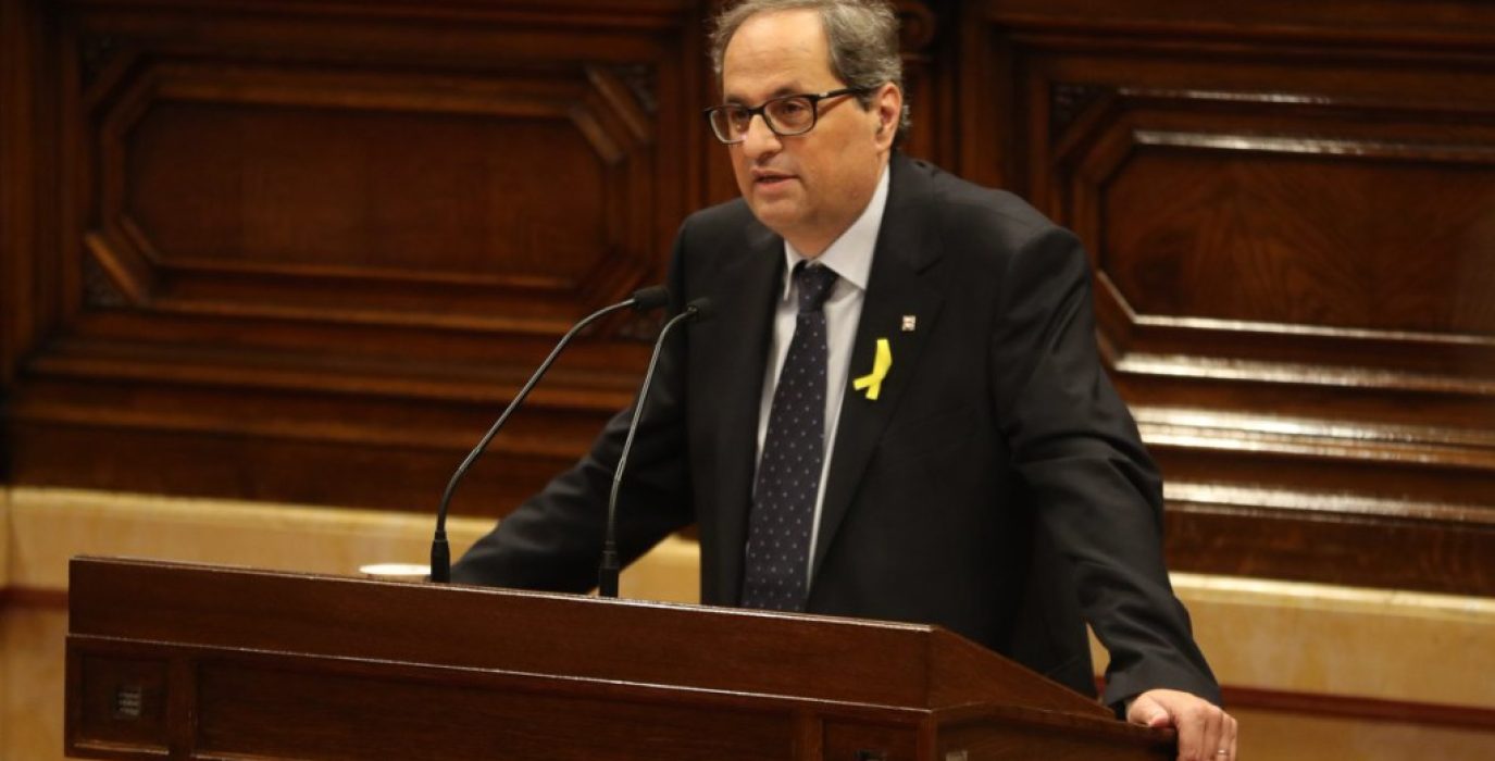 Quim Torra. Foto: @parlamentcat