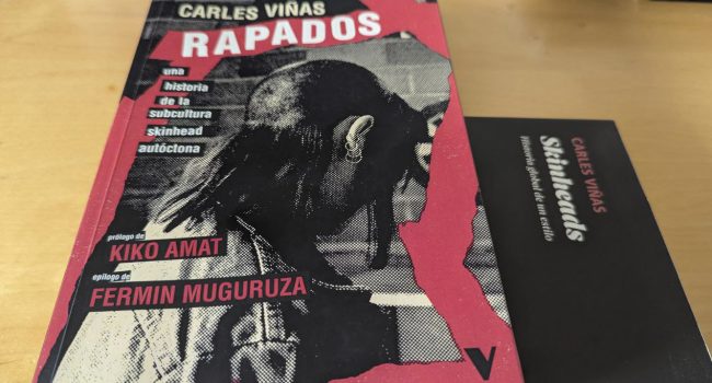 Portadas de los libros de Carles Viñas.