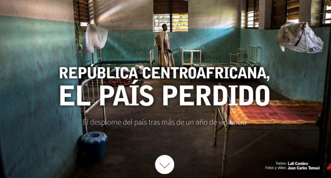 Este miércoles, en el Joaquín Roncal, MSF presentará un proyecto multimedia que pone el foco sobre la crisis humanitaria que vive la población centroafricana.