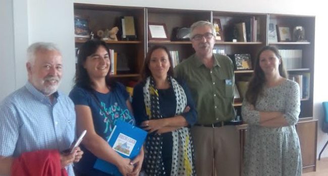 Imagen de la reunión mantenida este lunes.