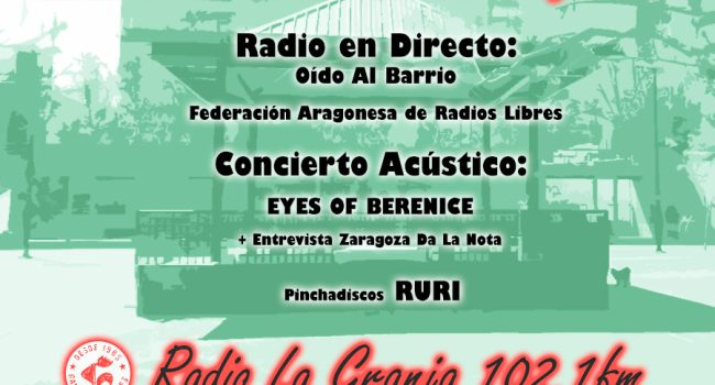 Cartel de la mañanas de radio de radio la granja en san jose