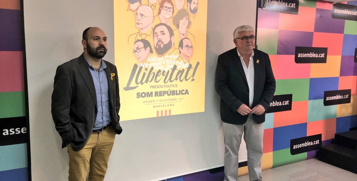 Agustí Alcoberro y Marcel Mauri, vicepresidentes de ANC y Omnium. Foto: ANC
