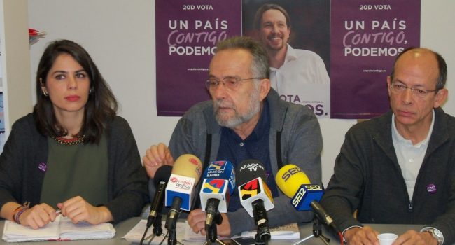 Pedro Arrojo, en rueda de prensa.