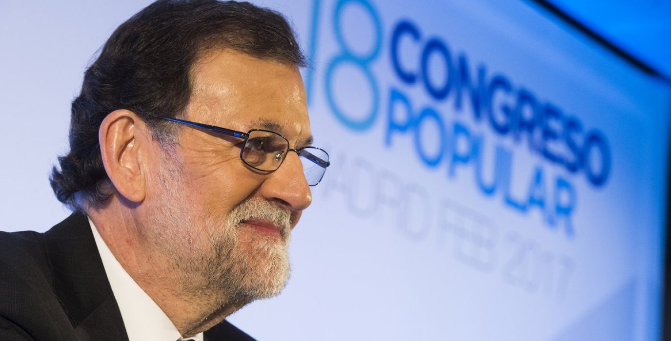 Rajoy durante la celebración del XVIII Congreso del PP. Foto: PP