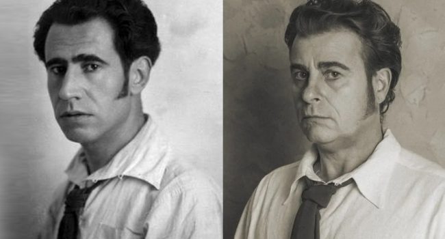 Alfonso Palomares se mete en la piel de Ramón Acín.