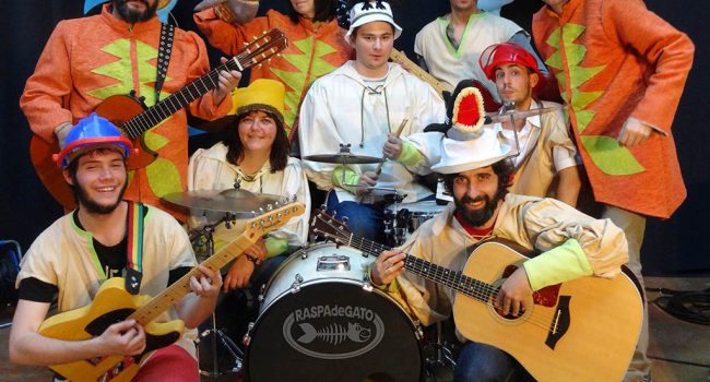 Raspa de Gato estarán en tres funciones: sábado (19.00 horas) y domingo (12.00 y 19.00)