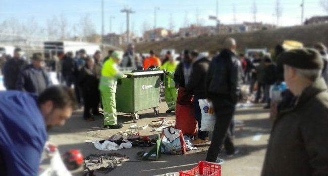 Rastro de Zaragoza. Foto: Derechos Civiles 15M