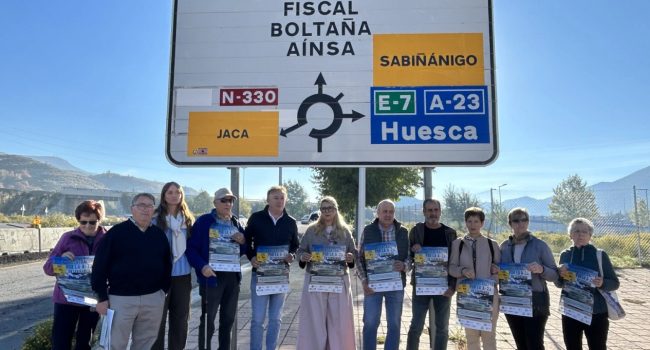 Acto convocando a la concentración | Foto: Aragón Existe