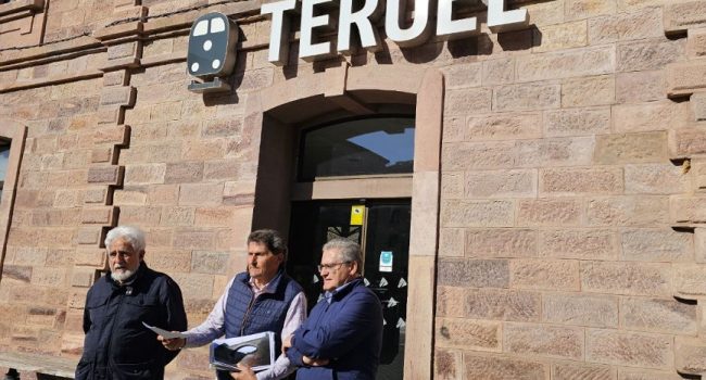 Requiem por los puentes centenarios que se van a demoler en el sur de Aragón con la electrificación de la vía del tren Movimiento ciudadano Teruel Existe Plataforma Ferrocarril por Teruel 1