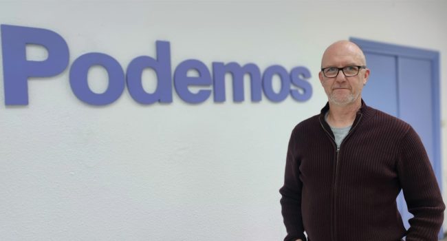 Ricard Mitjana, nuevo coordinador de Podemos en Aragón.