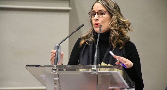 Rocío Ibarra, presidenta de la Asociación de Periodistas por la Igualdad.