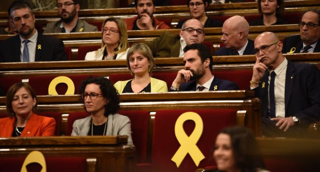 Torrent en el Parlament, en una imagen de archivo. Foto: ERC