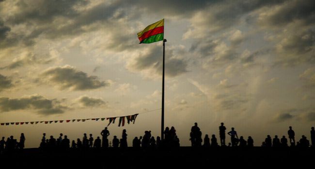 Bandera de Rojava | Foto: ANF