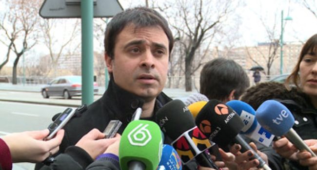 Román Sierra, diputado de Podemos en las Cortes de Aragón.