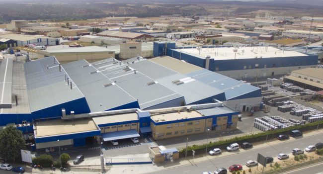 La empresa Ronal Ibérica SAU, ubicada en el Polígono Industrial La Paz de Teruel. Foto: RI