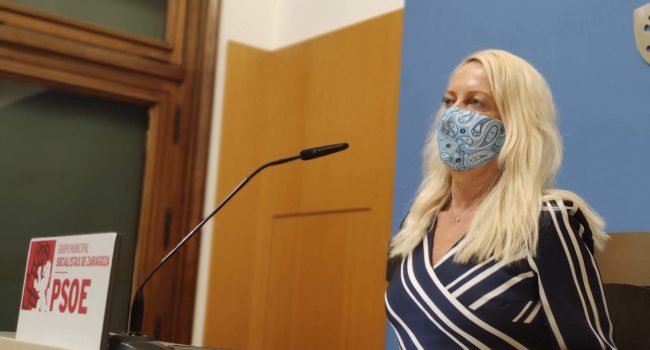 Ros Cihuelo, concejala del Grupo Socialista en el Ayuntamiento de Zaragoza. Foto: PSOE