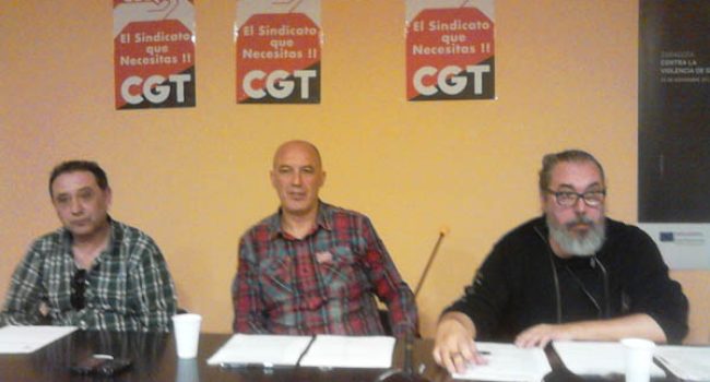 Rueda Prensa CGT zaragoza3marzo2014