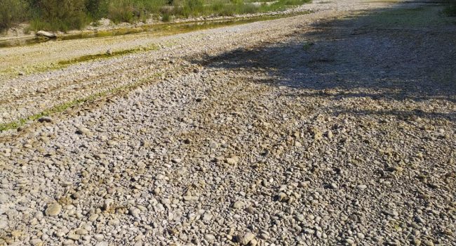 Tramo seco del río Matarranya | Foto: Massalió Viu