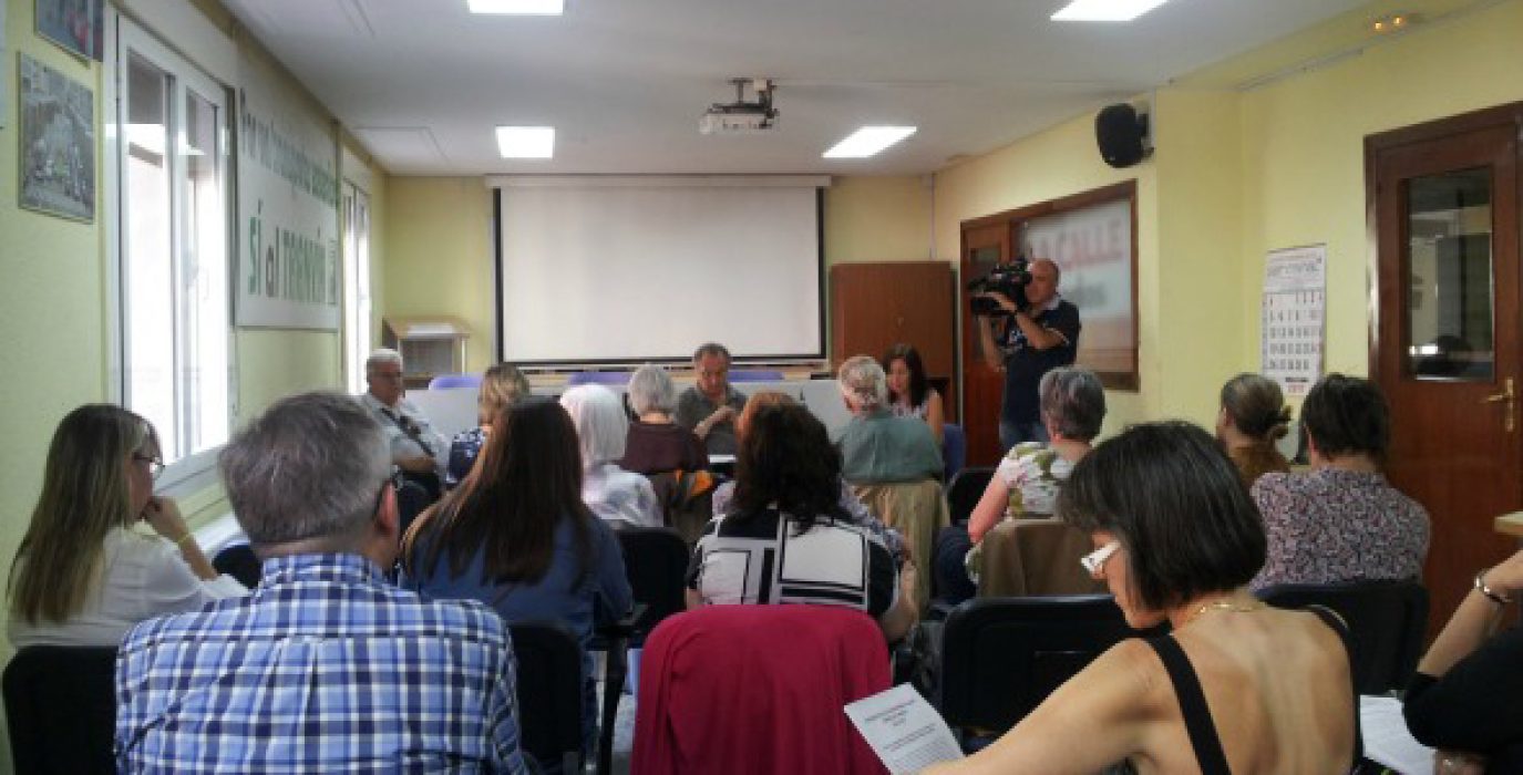 Presentación del documento de la Plataforma Salud Mental Aragón. Foto: FABZ