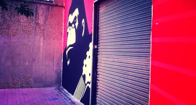 Aspecto de la fachada de la Sala King Kong. Foto: Aragón Musical