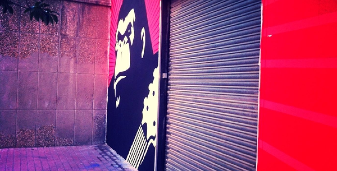 Aspecto de la fachada de la Sala King Kong. Foto: Aragón Musical
